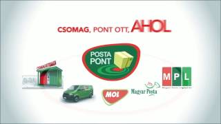 PostaPontok (Posták, MOL kutak, Coop üzletek) és az MPL futárszolgálat