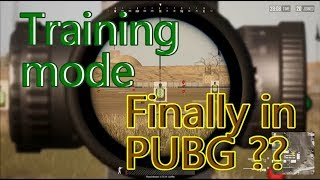 PUBG update #21 - Training Mode, new AR, new car and more!