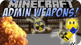 Minecraft ADMIN WEAPONS MOD [Deutsch]