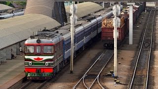 ТЭП60 - 0150 БЧ | Posp. Витебск - Брест || 2ТЭ10УК - 0390 БЧ | Cysterny || Витебск | 20-05-2014