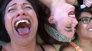 Girls showing there Mouth and Teeth