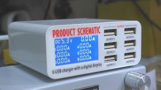 Посылочка из Китая. Зарядное на 6 USB-портов (6А версия)