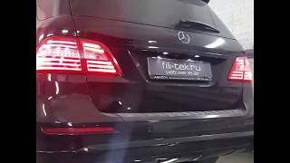 Спортивный резонатор AMG и переделка глушителя на Mercedes ML500 W166