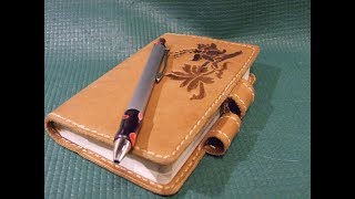 Обложка из Кожи для Блокнота. Ручная Работа. Сделай Сам.