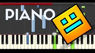 Waterflame Strike Geometry Dash Custom Level piano midi tutorial sheet partitura cover app
