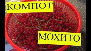 Компот из красной смородины рецепт в стиле МОХИТО