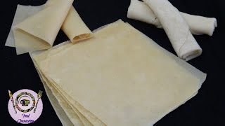 Homemade Spring Roll Sheets | Multipurpose Wrappers | In Three Ways - By Food Connection