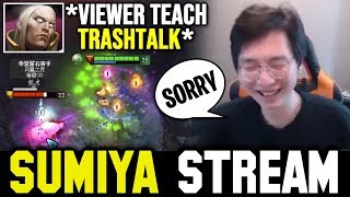 SUMIYA the Talkative Invoker ft LOL Trashtalk Lesson | Sumiya Invoker Stream Moment #819