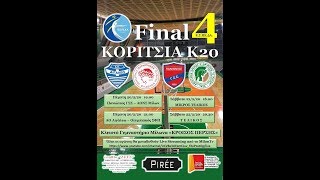 Live Streaming F4 Βόλλευ Κορασίδων 1ος Ημιτελικός Πανιώνιος-Μίλωνσς