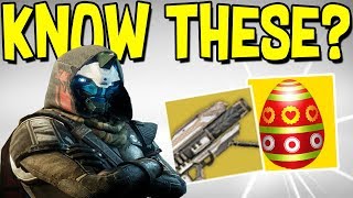 Destiny 2: 15 Secrets & Easter Eggs! (Bet You Didn't Know All of These)