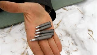 Патрон .223 за 5 рублей!! Самокрут для бедных на 100 и 300 метров!! МР-18мн