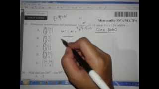 Pembahasan Ujian Nasional MATEMATIKA IPA 2014,no. 25 cara BEGO