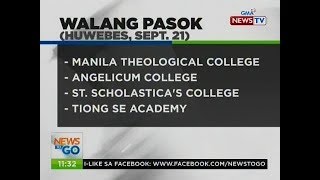 NTG: Class suspension (September 21, 2017)