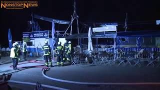 14.08.2018: Racheakt oder Konkurrenzkampf? Unbekannter setzt Gaststätten-Schiff in Rostock in Brand
