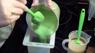 Making & Cutting China Rain Soap
