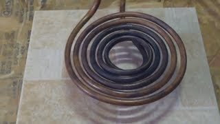 Тестирование плоского индуктора.