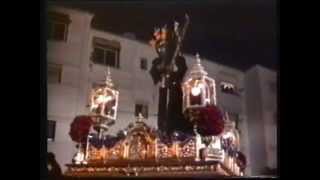 ROTA, MADRUGA 1998, HDAD DEL NAZARENO ANTE LA CASA DE D  JOSE MATEO  EL CHATO