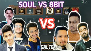 SOUL VS 8BIT | 4 VS 4 INTENSE TEAM DEATH MATCH | PUBG MOBILE
