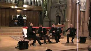 КВАРТЕТ БАЯНИСТОВ, Tomaso Albinoni-Remo Giazotto Adagio G minor,AKKO Quartet & HannaBubnova(organ)