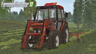 Przetrząsanie siana z Zetorem ㋡ Po sąsiedzku na Polskiej Wsi ㋡ FS 17