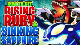 HOW TO GET RISING RUBY AND SINKING SAPPHIRE - Drayano ORAS Hack Guide