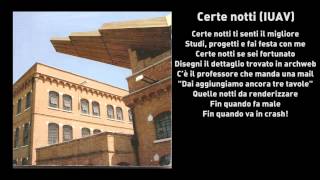 Certe Notti (IUAV)