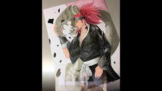 Speed Drawing Renji Abarai - Bleach [HD]