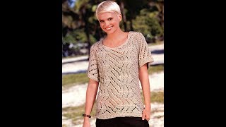 Летняя Кофточка Крючком для Начинающих - 2019 / Summer Blouse Crochet for Beginners