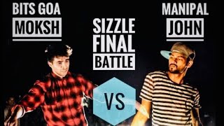 SIZZLE 2017 DANCE FINALS | Waves 2017  BITS Goa| Bits Goa Dance Bits Goa Waves[MOKSH vs JOHN DANIEL]