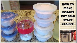 How to Make Instant Pot Cold Start Yogurt | Cooking for Two