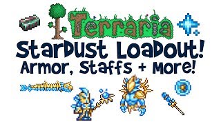 Terraria Stardust Armor, Stardust Dragon & Cell Staff + Guardian Loadout! How to get + much more!