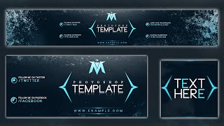 *2018* FREE YOUTUBE BANNER | +PSD TEMPLATE | BLUE STORM