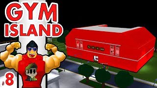 Finished MASSIVE GYM in Roblox!! | Gym Island #8