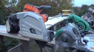 Устройство для распила ДСП у себя дома. Cutting melamine with circular saw