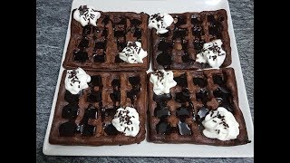 GOFRES O WAFFLES DE CHOCOLATE