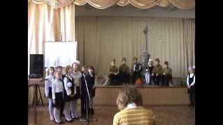 В лесу прифронтовом  конкурс инсценированной военной песни