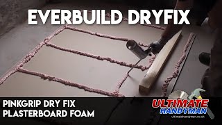 Pinkgrip dry fix plasterboard foam