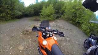 Hill Climbs, Muddy Trails, and Locked Gates -  KTM 950, 990 Adventure