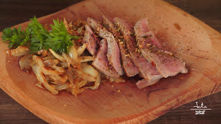 Skládaný steak z panenky