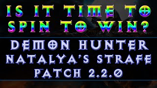 Diablo 3 - Demon Hunter Natalya's Strafe & Rain of Vengeance Spin to Win (PTR Patch 2.2.0)