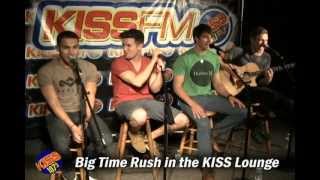 Big Time Rush interview and performance in the KISS Lounge