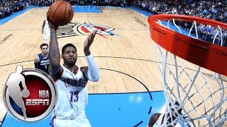 Paul George thinks the Thunder's "win mentality" helped them get the win vs. the Timberwolves | ESPN