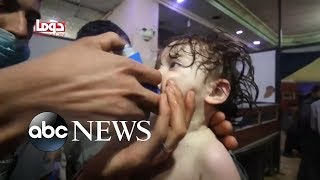 Trump names Putin in reply to Syria chemical attack