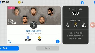 National Stars Box Draw PES 2019 Mobile June 20 19