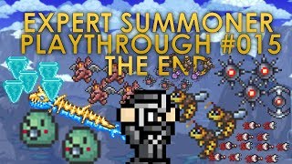 Terraria - Expert Summoner Playthrough #015 | The End (Moonlord, all Staffs, all Trophies)