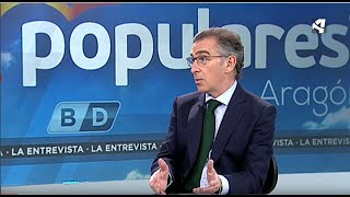 El presidente del PP de Aragón, Luis María Beamonte, en 'Buenos días Aragón'