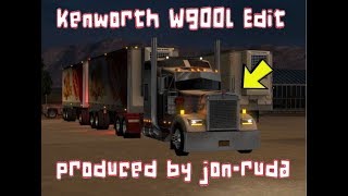 Kenworth W900L Produced By Jon-Ruda ★ Mod Review ★ ATS Open Beta 1.29 Gameplay