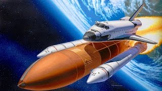 Запуск спейс шаттла The Launch Of A Space Shuttle Flight in orbit Play into space