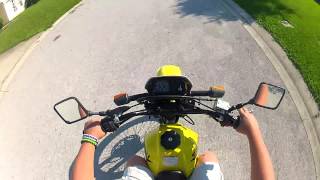 riding my suzuki dr200 gopro hd hero2