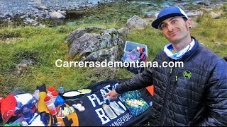 Avituallamientos Buff Pro team en Mundial Skyrunning 2016 105km